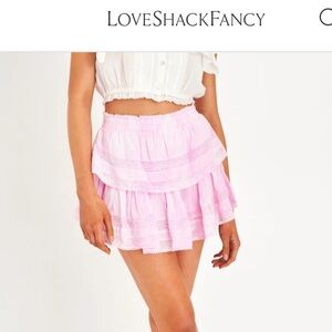 Loveshack size small Ruffle Mini Heritage Skirt